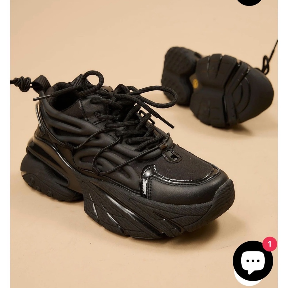 Lonza Atlas Black Men’s  Sneakers - Picture 8 of 11